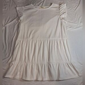 Ginger G White Short Sleeve Shirt
